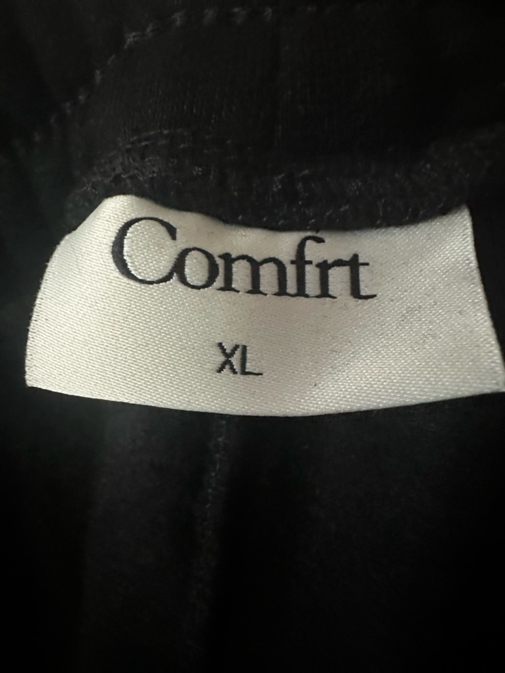 BNWT Comfrt Tranquil Obsidian Black Hoodie Sweatshirt 2X and Sweatpants XL set - Picture 9 of 15